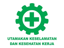 Baju Kerja dengan logo safety K3